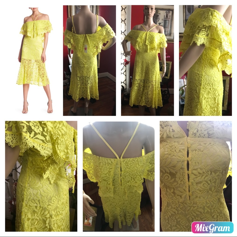 ☄️🌺L’ATISTE BY AMY YELLOW DRESS 👗☄️